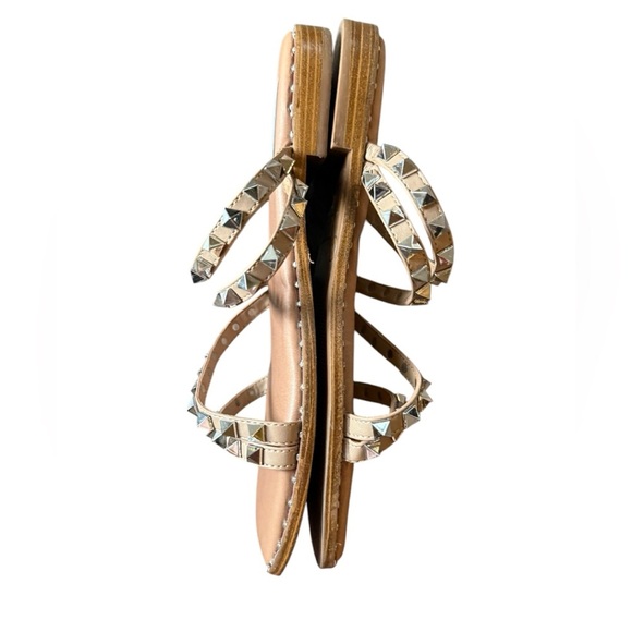 Steve Madden skyler Studded strappy flat slip on Sandals summer women’s shoe 10 - Picture 5 of 6